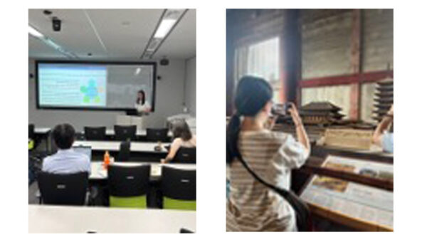 台湾・銘伝大学の大学院生をインターンシップ生として受け入れました