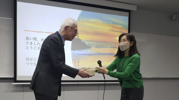 青田良介教授の最終講義「阪神・淡路大震災と減災復興ガバナンス」を開催しました